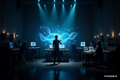 Unveiling the Evolution of AI in Music Production: From Algorithms to Composes.ai